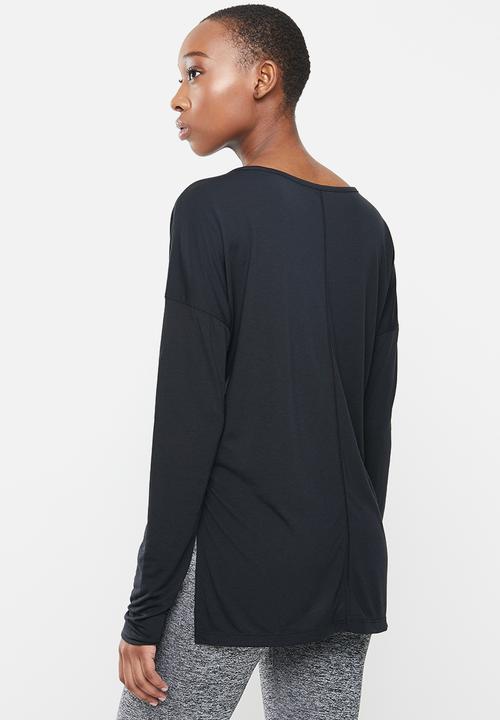 Nike - Dry layer long sleeve top - black