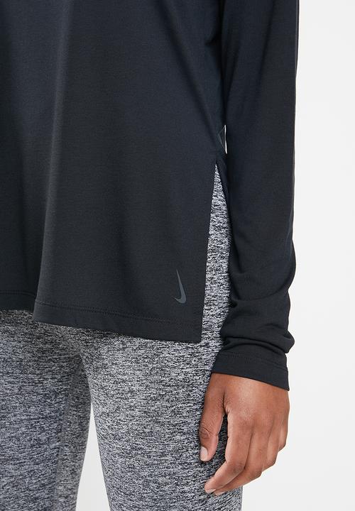 Nike - Dry layer long sleeve top - black