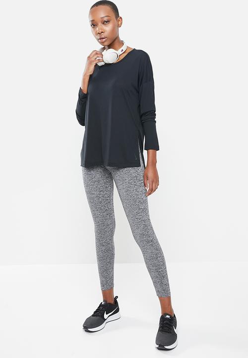 Nike - Dry layer long sleeve top - black
