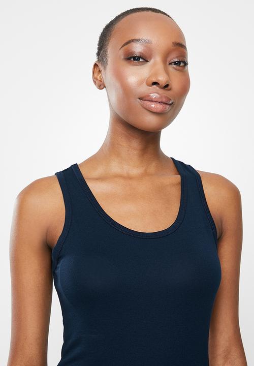 Superbalist - Sleep vest & shorts set - navy