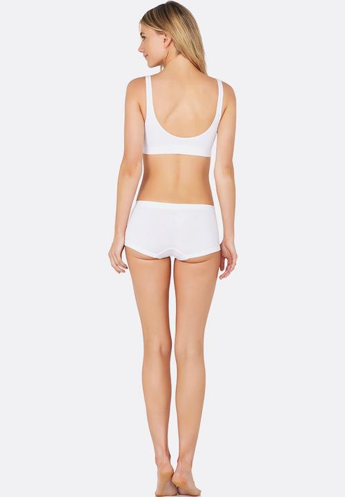 BOODY - Crop bra - white