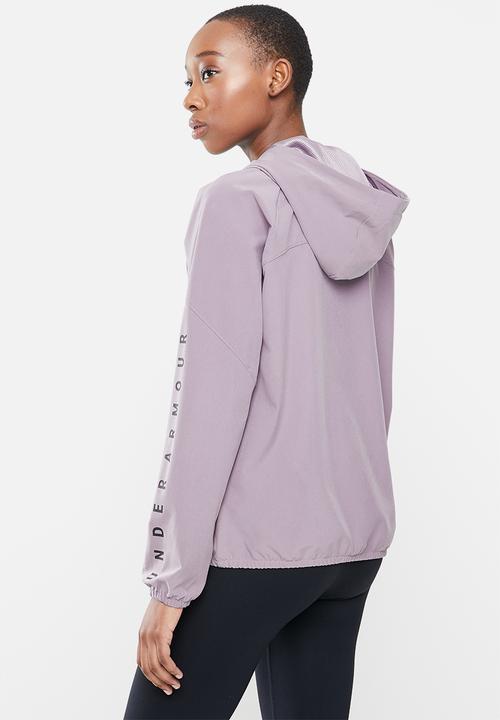 Under Armour - Woven hooded jacket - purple