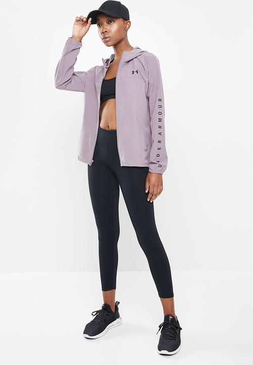 Under Armour - Woven hooded jacket - purple