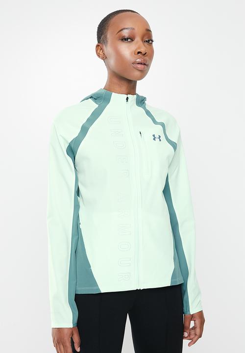 Under Armour - UA qualifier outrun the storm jacket - green