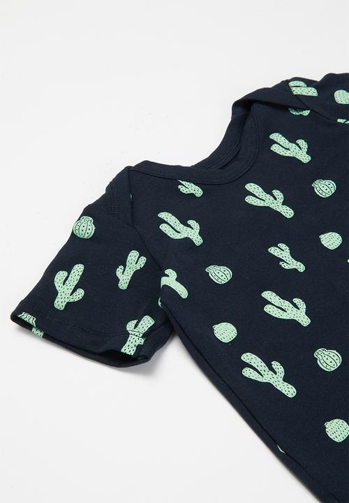 Superbalist Kids - Baby boys 2 pack graphic top - navy & blue