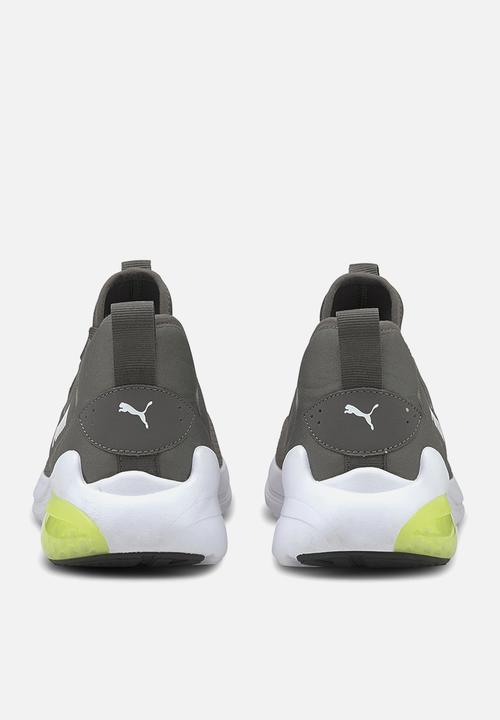 PUMA - Cell vive - castlerock-soft fluo yellow - puma white