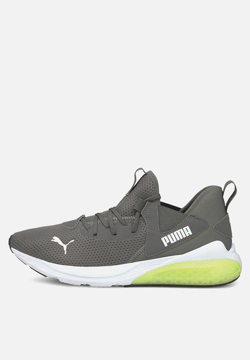 PUMA - Cell vive - castlerock-soft fluo yellow - puma white