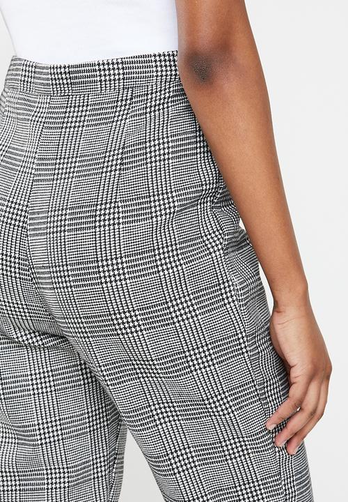Missguided - Tailored coord cigarette trouser check - grey