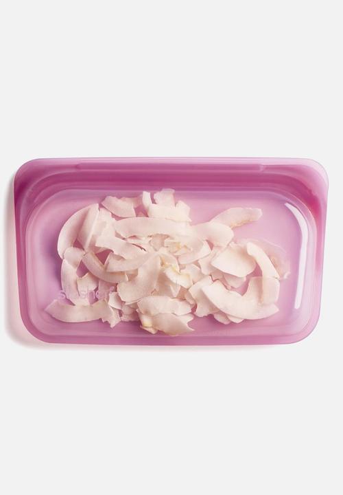 Stasher - Reusable silicone snack bag - pink