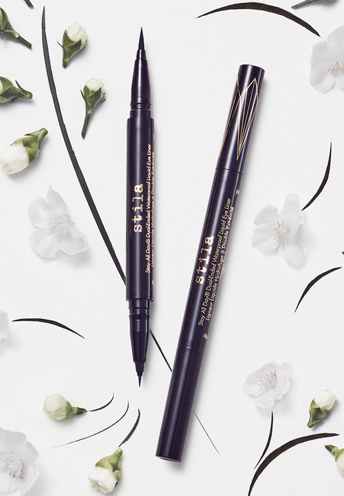 Stila - Stay All Day® Dual-Ended Waterproof Liquid Eye Liner - Intense Black