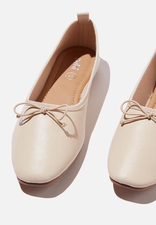 Cotton On - Essential rylee ballet - stone 