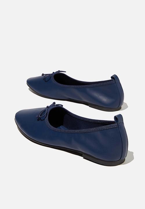 Cotton On - Essential rylee ballet - navy 