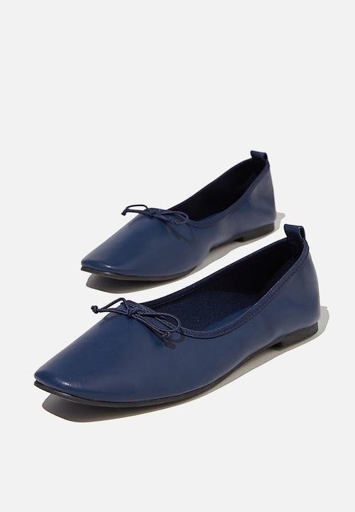 Cotton On - Essential rylee ballet - navy 