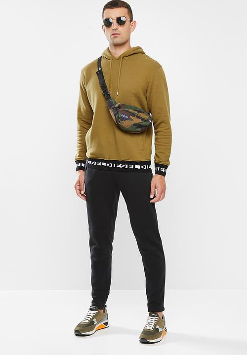 Diesel  - Umlt-brandon sweatshirt - tan