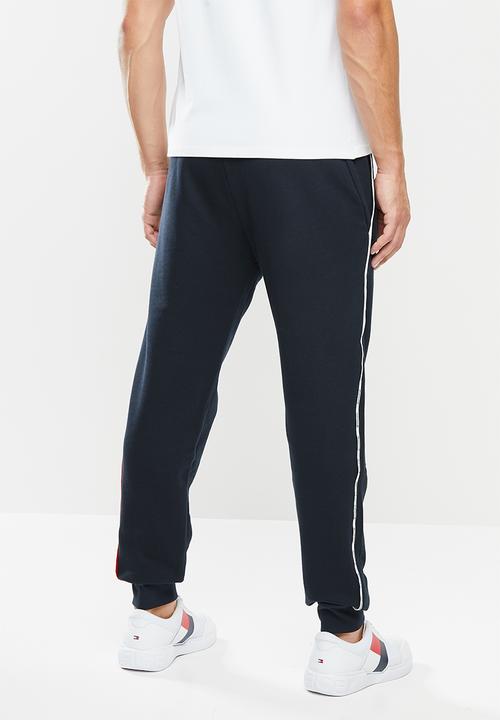 Tommy Hilfiger - Piping fleece cuffed pant - navy