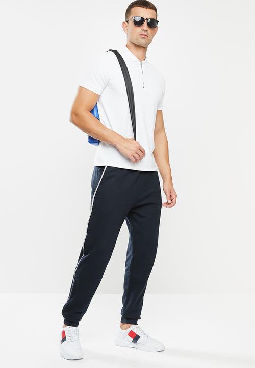 Tommy Hilfiger - Piping fleece cuffed pant - navy
