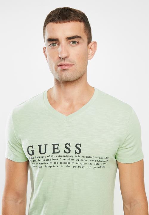 GUESS - Guess definition short sleeve tee - green