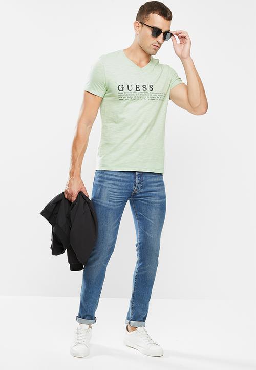 GUESS - Guess definition short sleeve tee - green