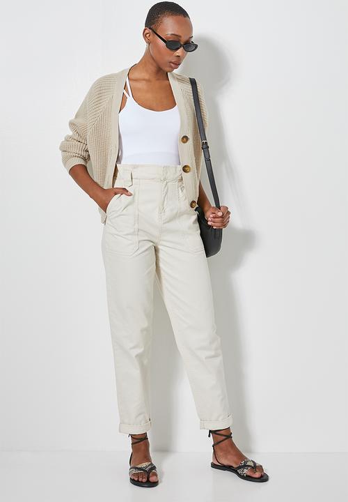 Superbalist - Rib double strap bodysuit - white