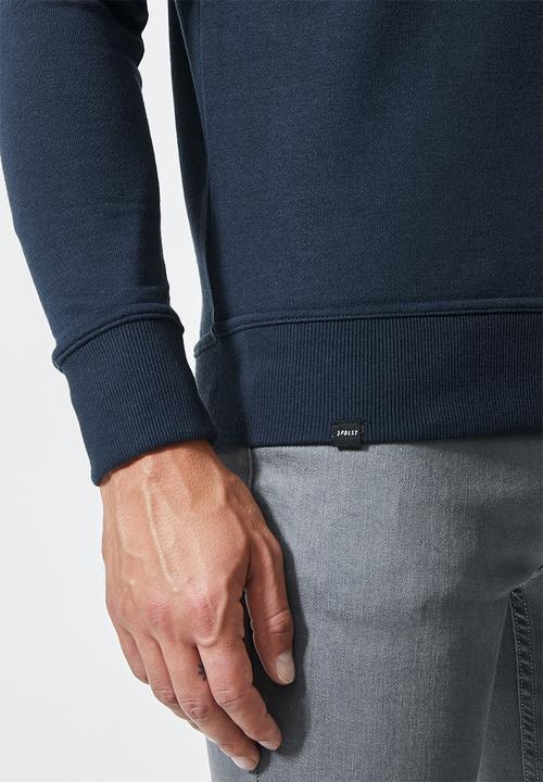 Superbalist - Brewer crew neck sweat - navy