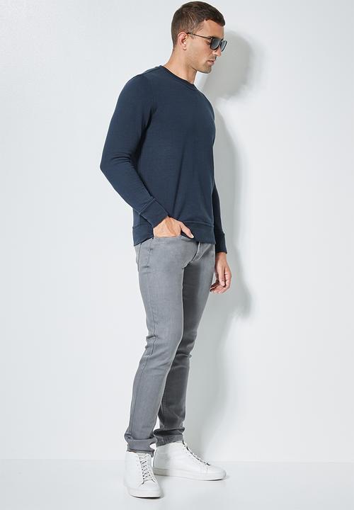 Superbalist - Brewer crew neck sweat - navy