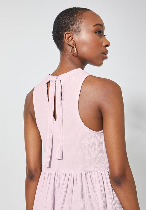 Superbalist - Sleeveless textured knit volume dress - lilac