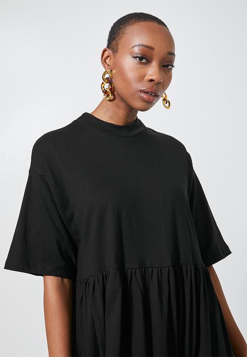 Superbalist - Babydoll T-shirt dress - black