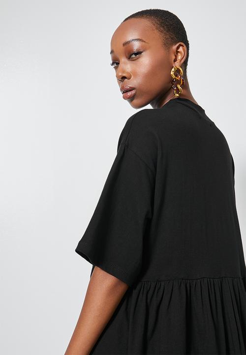 Superbalist - Babydoll T-shirt dress - black