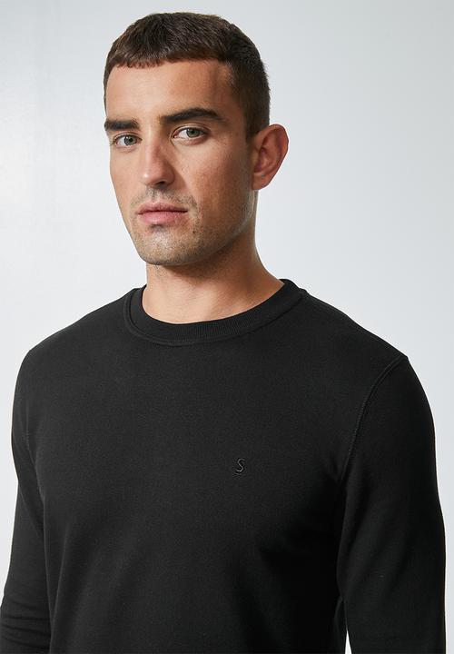 Superbalist - Brewer crew neck sweat - black