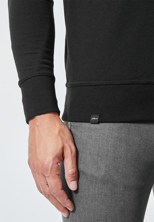 Superbalist - Brewer crew neck sweat - black