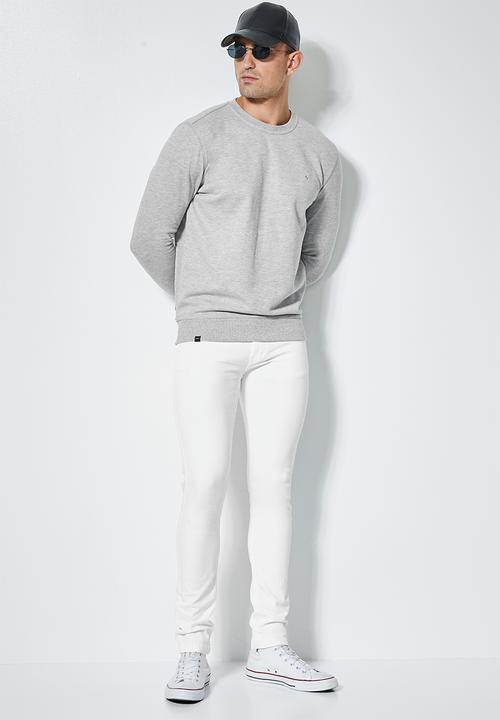 Superbalist - Brewer crew neck sweat - grey