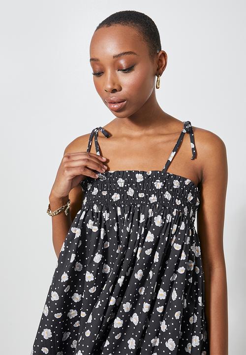 Superbalist - Strappy midi with shirred detail - navy 