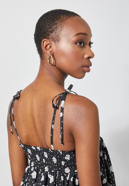 Superbalist - Strappy midi with shirred detail - navy 