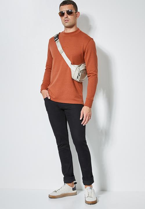 Superbalist - Friday high neck pullover sweat - rust
