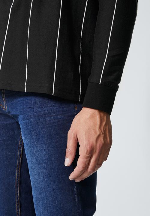 Superbalist - Rugby jersey - black & white