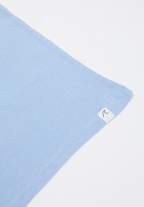 Cotton On - 2 Pack core short sleeve tee - khaki & blue 
