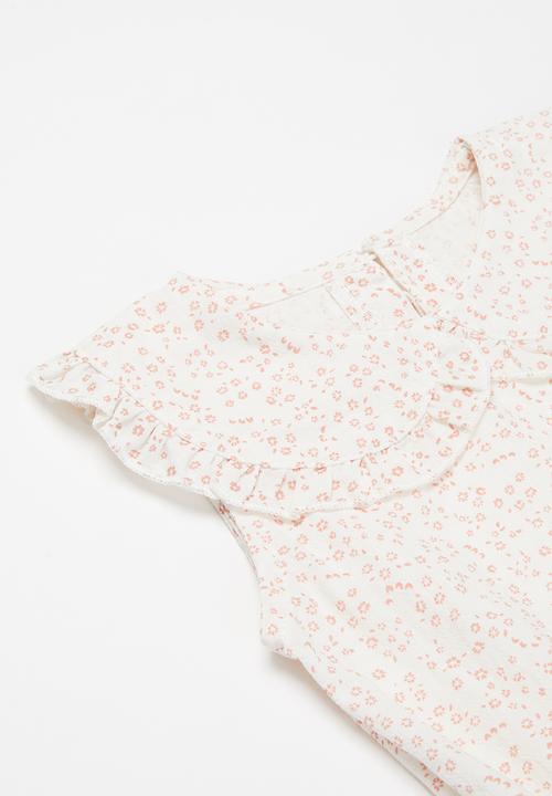Pop Candy - Girls printed romper - pink
