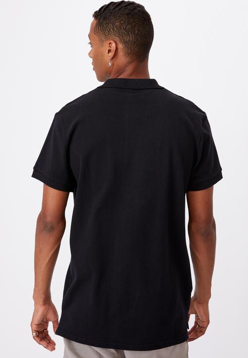 Cotton On - Essential short sleeve polo - black