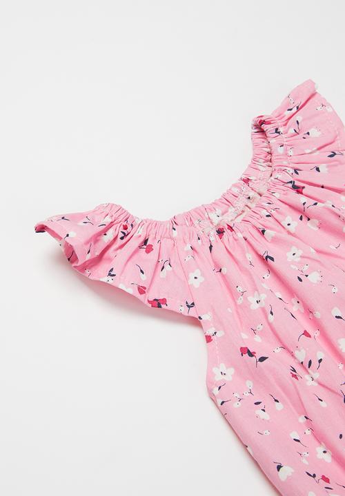 Pop Candy - Girls frill romper & headband set - pink