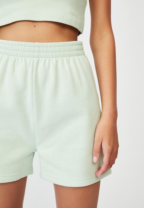 Factorie - Hype fleece short - light green 