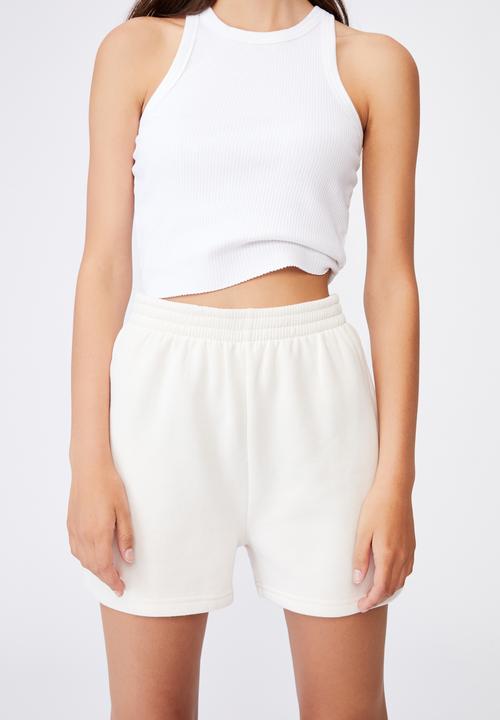 Factorie - Hype fleece short - ivory
