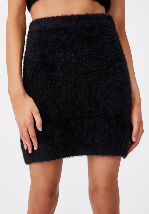 Factorie - Knit mini skirt - black