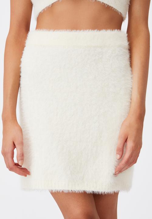 Factorie - Knit mini skirt - ivory
