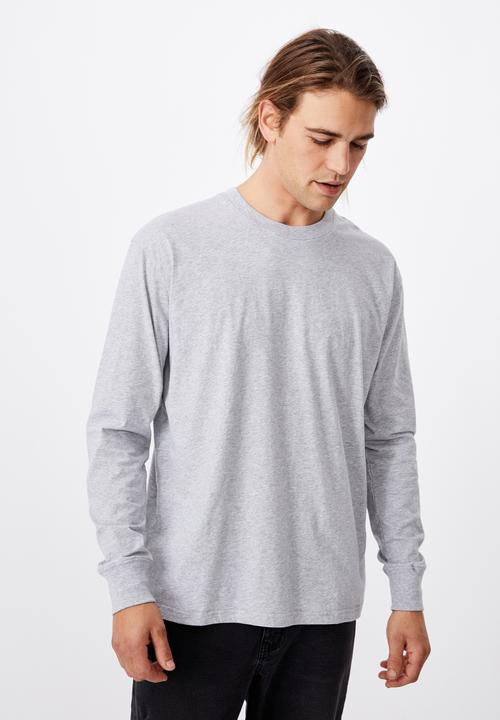 Cotton On - Tbar long sleeve t-shirt - grey 