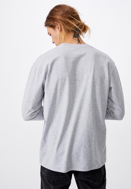 Cotton On - Tbar long sleeve t-shirt - grey 