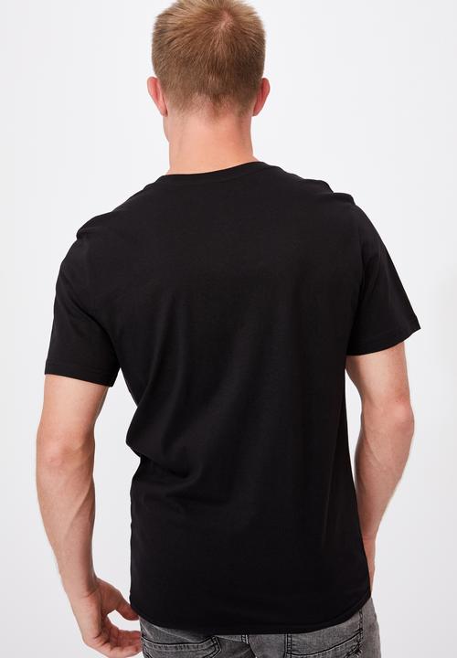 Cotton On - Tbar text t-shirt - black