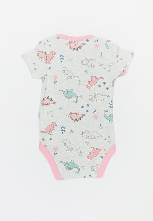 Pop Candy - 3 Pack printed body vests - pink