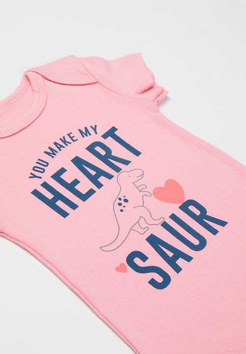 Pop Candy - 3 Pack printed body vests - pink