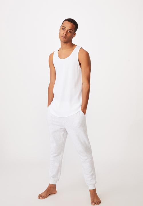 Cotton On - Waffle tank - white