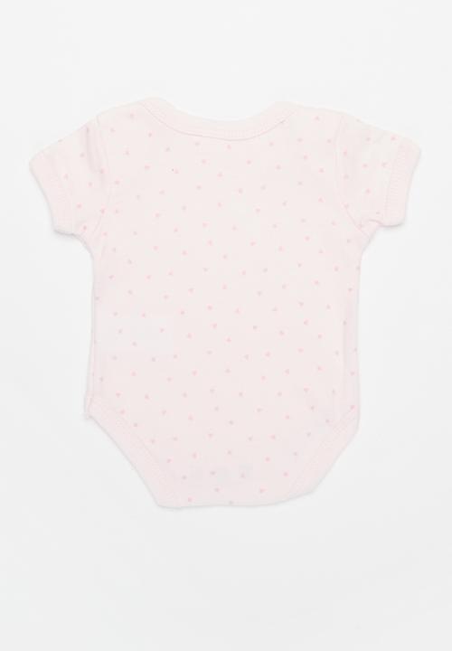 Pop Candy - Babygrow, bodysuit & bib set - pink